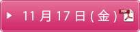 日程表 11月17日（金）